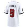 Emeka Egbuka Tampa Bay Buccaneers Nike White Game Jersey - White - Detail View
