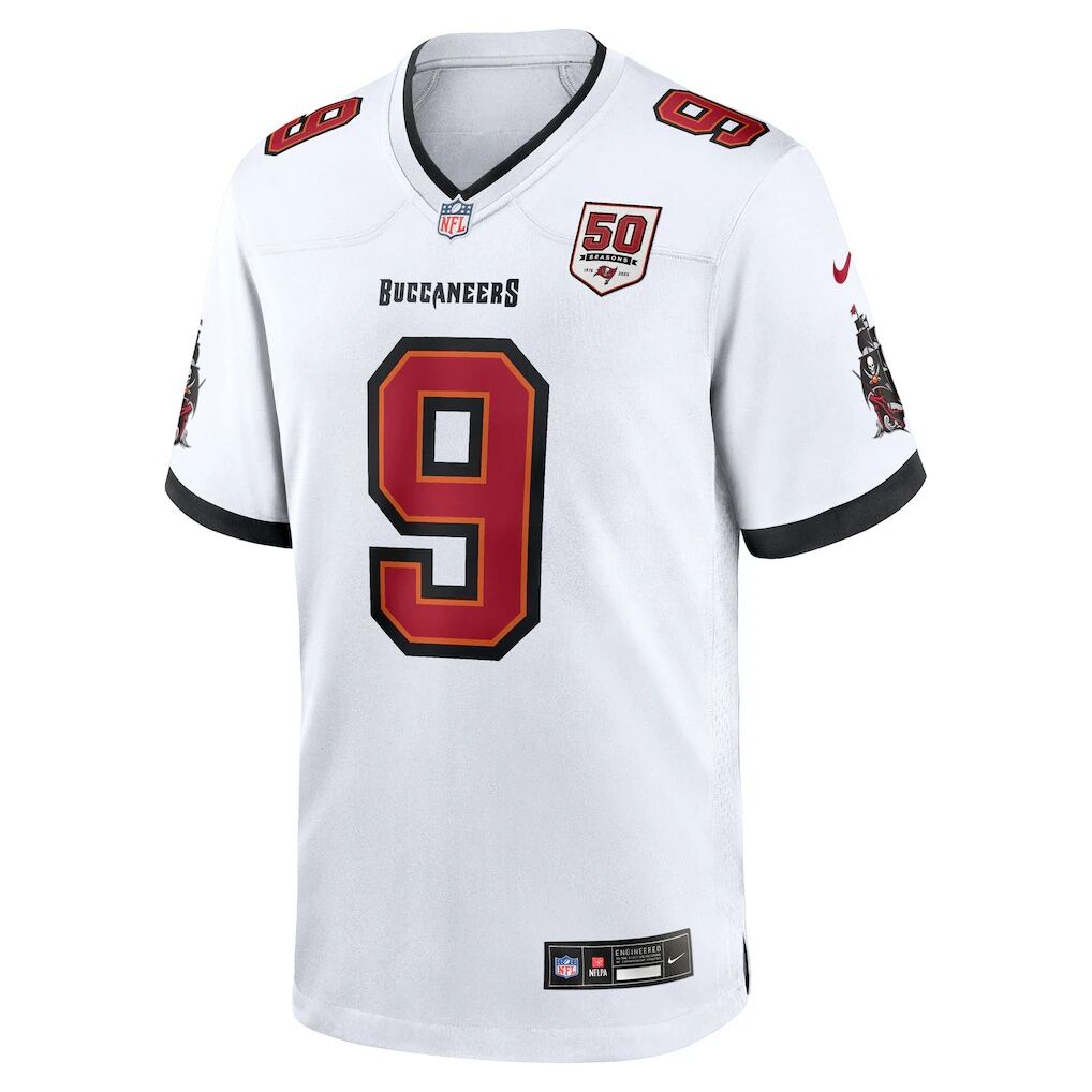 Emeka Egbuka Tampa Bay Buccaneers Nike  White Game Jersey