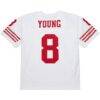 Steve Young San Francisco 49ers Mitchell & Ness 1994 Legacy Replica Jersey - White - Detail View
