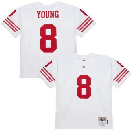 Steve Young San Francisco 49ers Mitchell & Ness 1994 Legacy Replica Jersey - White - Front View