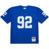 Michael Strahan New York Giants Mitchell & Ness 1994 Legacy Replica Jersey - - Side View