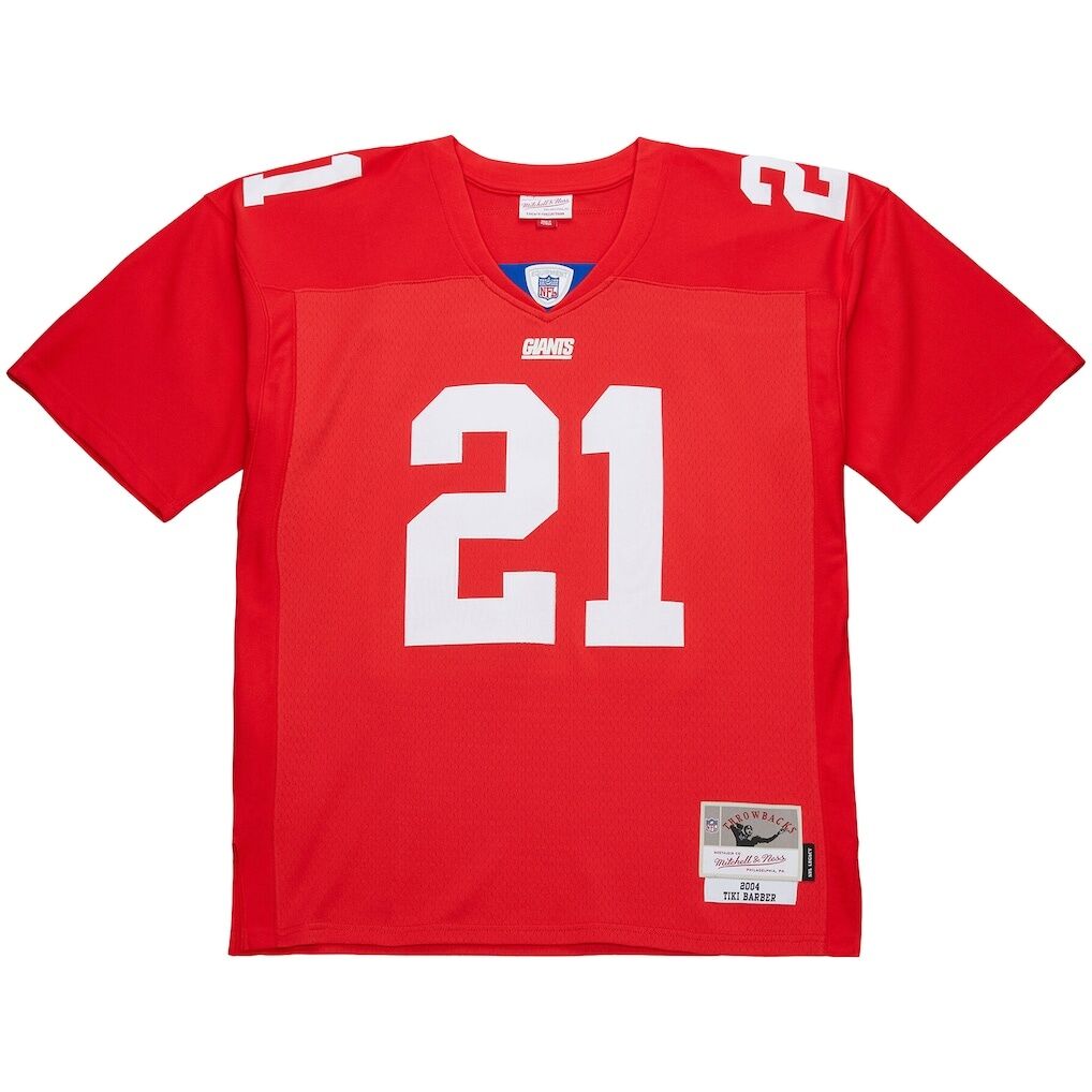 Tiki Barber New York Giants Mitchell & Ness 2004 Legacy Replica Jersey