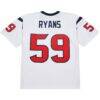 DeMeco Ryans Houston Texans Mitchell & Ness 2006 Legacy Replica Jersey - White - Detail View