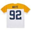 Reggie White Green Bay Packers Mitchell & Ness 1994 Legacy Replica Jersey - White - Detail View