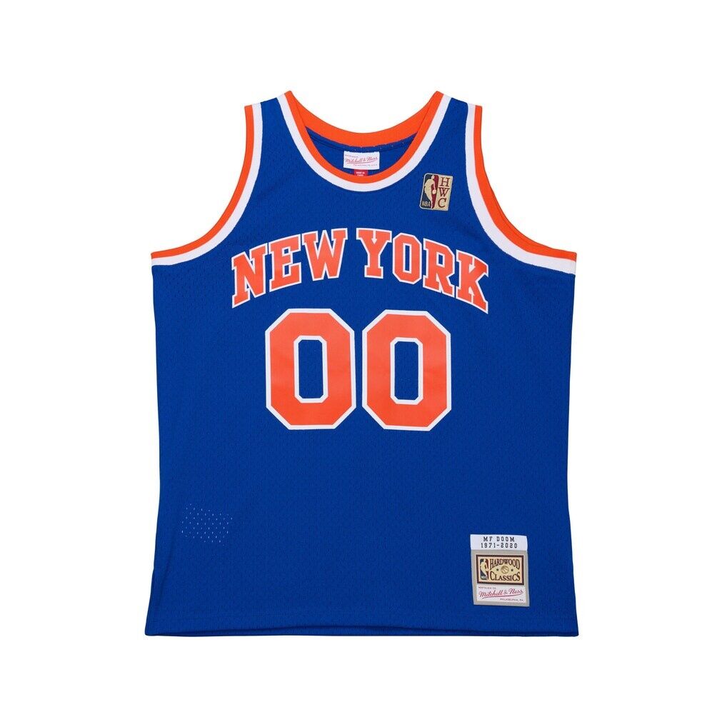 MF DOOM x NY Knicks x Mitchell & Ness A New York Story Fashion Jersey