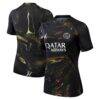 Paris Saint-Germain Jordan Brand Women's 2025/26 Fifth Stadium Replica Jersey - Black - Front View