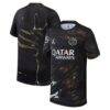 Paris Saint-Germain Jordan Brand Youth 2025/26 Fifth Stadium Replica Jersey - Black - Front View