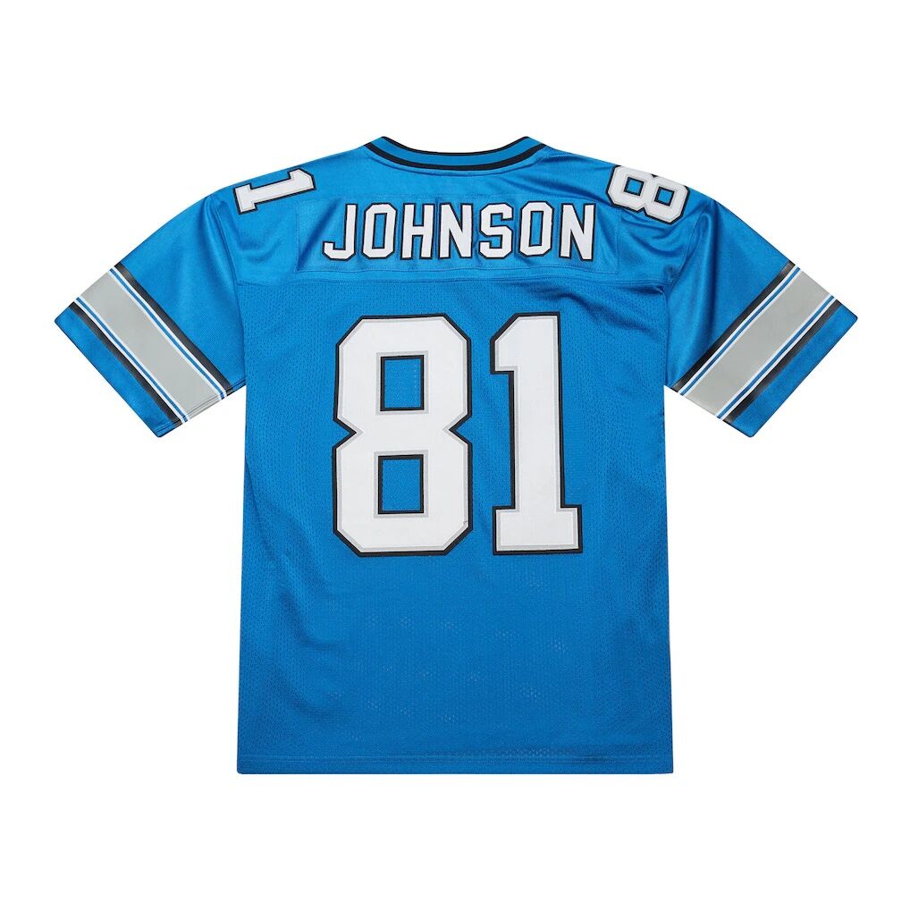 Calvin Johnson Detroit Lions Mitchell & Ness 2007 Authentic Throwback Retired Player Jersey