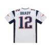 Tom Brady New England Patriots Mitchell & Ness 2000 Authentic Jersey - White - Detail View