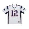 Tom Brady New England Patriots Mitchell & Ness 2000 Authentic Jersey - White - Side View