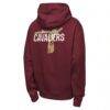 Cleveland Cavaliers Nike Youth Courtside Club Premiere Hoodie - - Side View