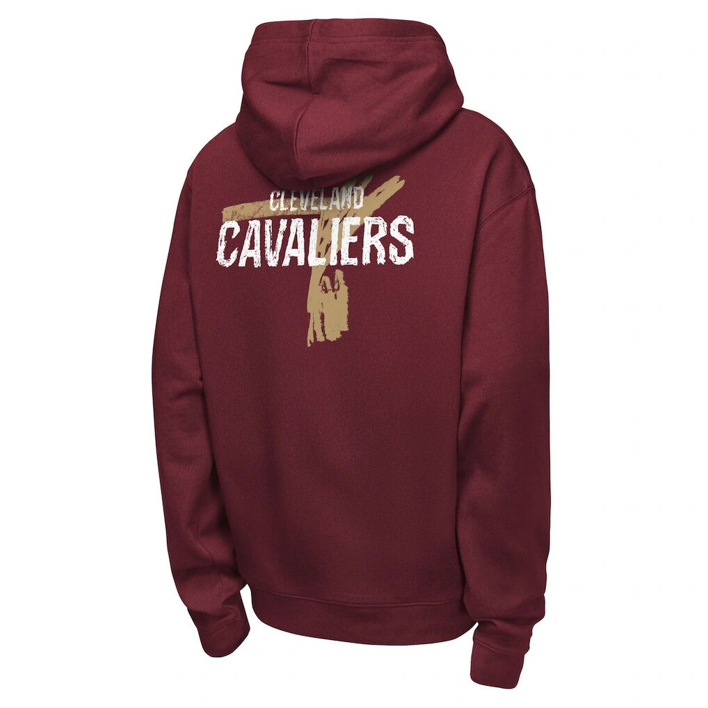 Cleveland Cavaliers Nike Youth Courtside Club Premiere Hoodie – Wine