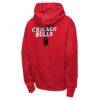 Chicago Bulls Nike Youth Courtside Club Premiere Hoodie - Red - Detail View