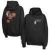 NBA Nike Youth Oversized Team 31 Baller Club Premium Hoodie - Black - Front View