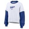 Los Angeles Dodgers Nike Women's Oversized High Hip Fleece Sweatshirt - - Alt1