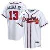 Ronald Acuña Jr. Atlanta Braves Nike Home Replica Jersey - White - Front View