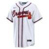 Austin Riley Atlanta Braves Nike Home Replica Jersey - White - Side View