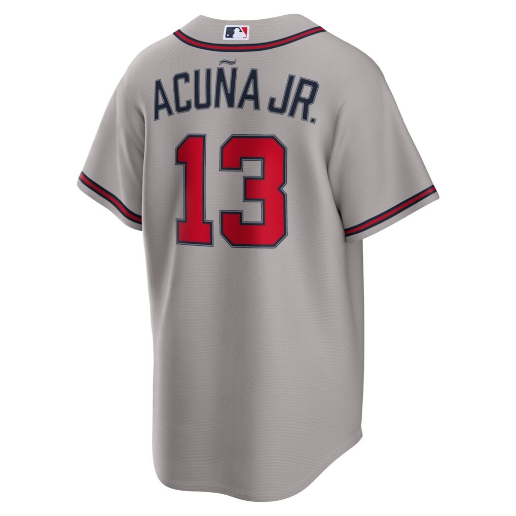Ronald Acuña Jr. Atlanta Braves Nike Road Replica Jersey