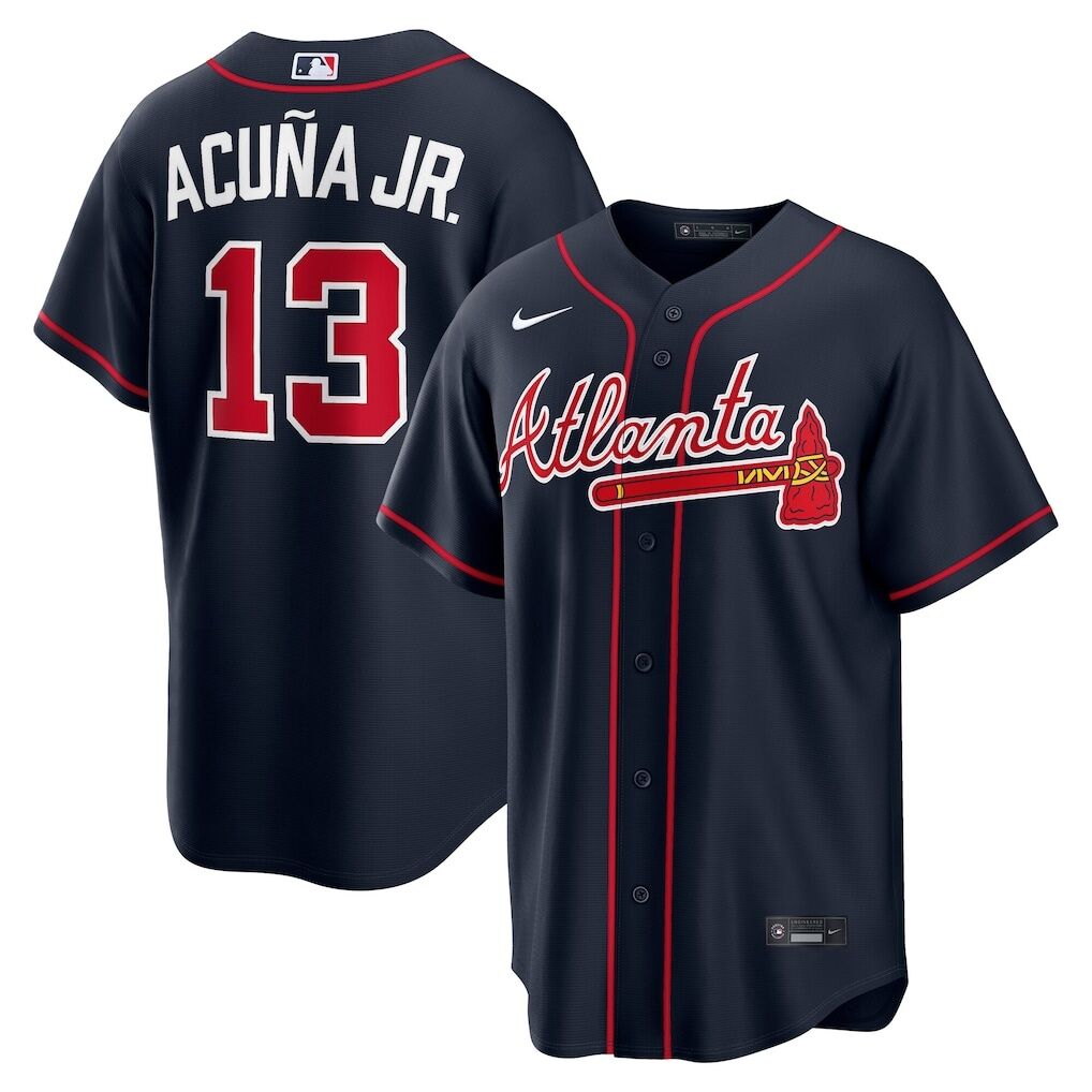 Ronald Acuña Jr. Atlanta Braves Nike Alternate Replica Jersey
