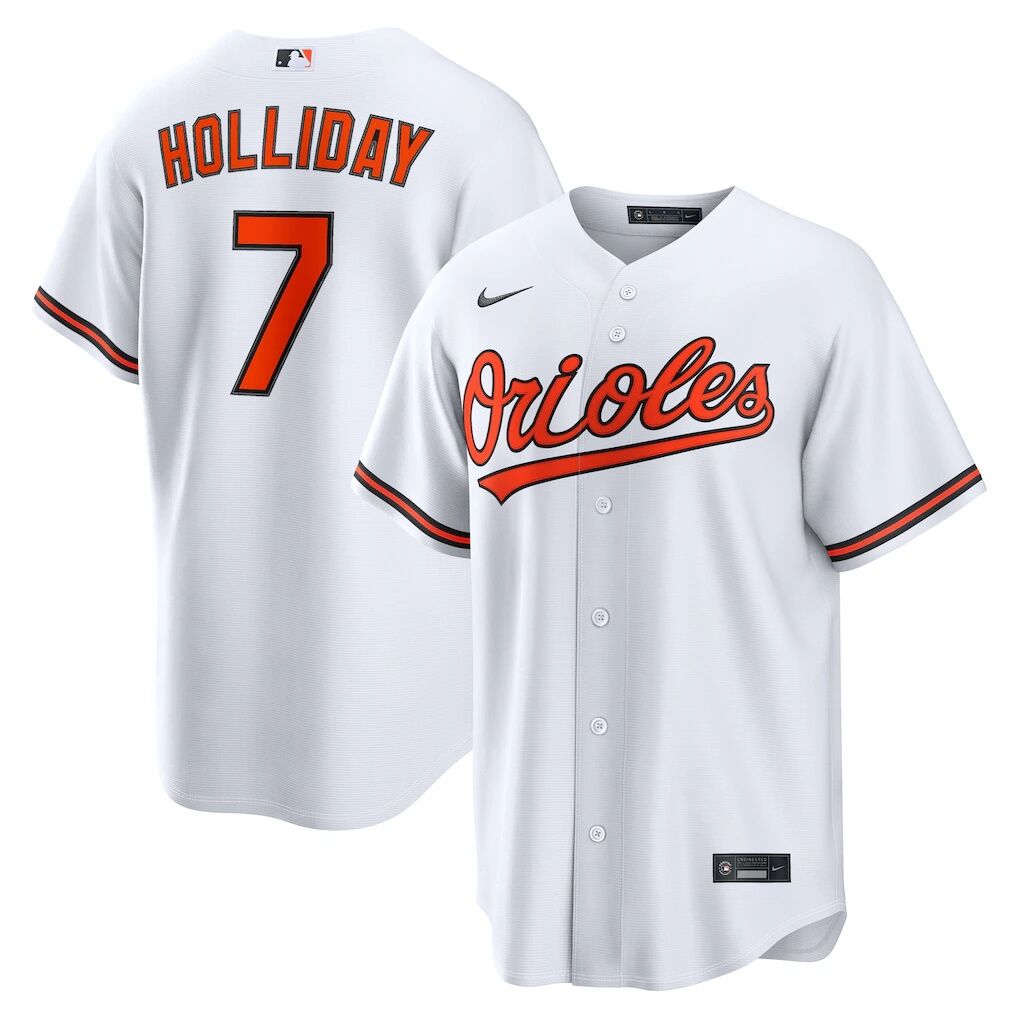Jackson Holliday Baltimore Orioles Nike Home Replica Jersey