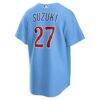 Seiya Suzuki Chicago Cubs Nike Alternate Replica Jersey - - Detail View