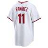 José Ramírez Cleveland Guardians Nike Home Replica Jersey - White - Detail View