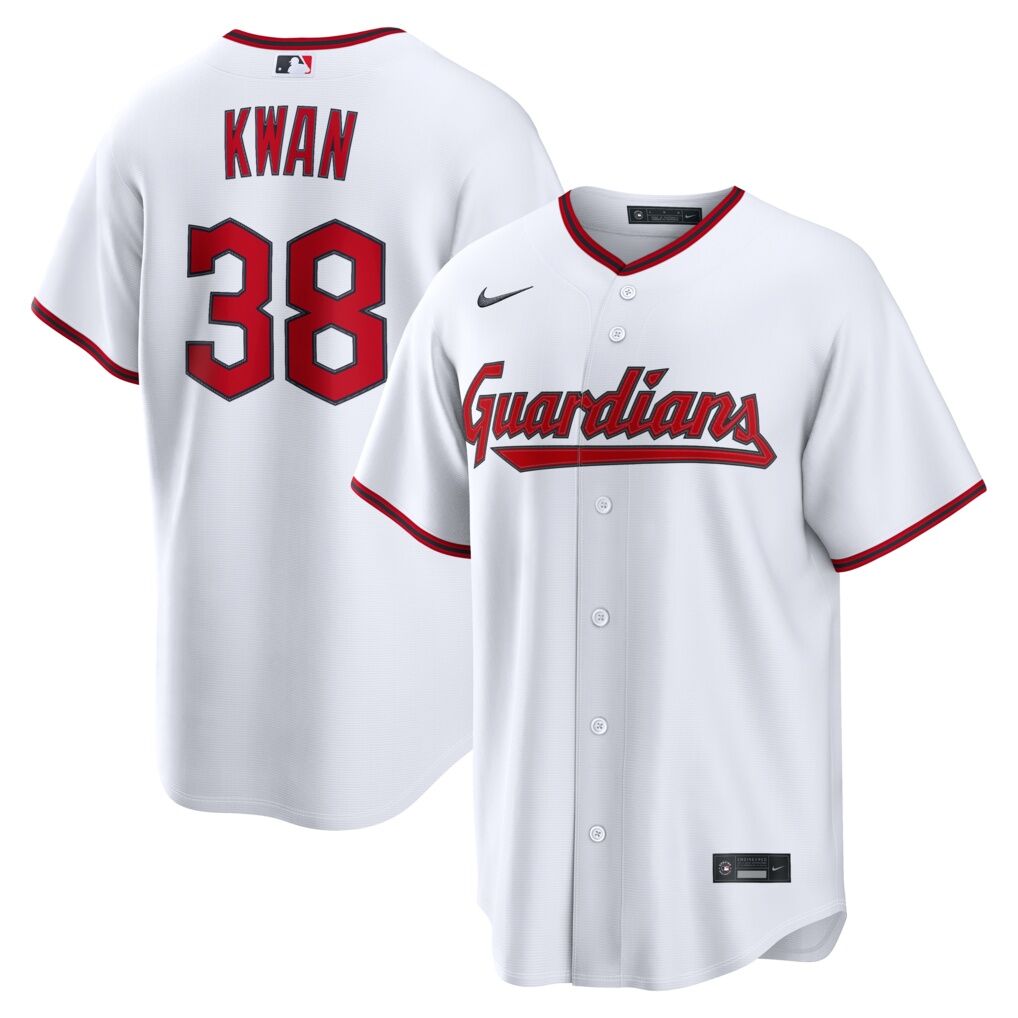 Steven Kwan Cleveland Guardians Nike Home Replica Jersey