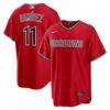 José Ramírez Cleveland Guardians Nike Alternate Replica Jersey - Red - Front View