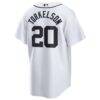 Spencer Torkelson Detroit Tigers Nike Home Replica Jersey - White - Detail View