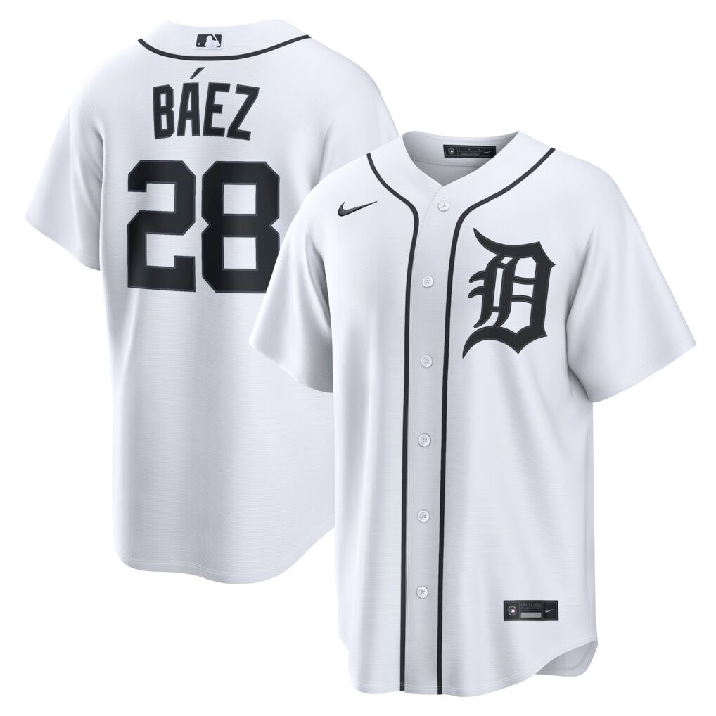 Javier Báez Detroit Tigers Nike Home Replica Jersey