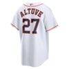 Jose Altuve Houston Astros Nike Home Replica Jersey - White - Detail View
