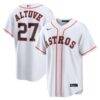 Jose Altuve Houston Astros Nike Home Replica Jersey - White - Front View