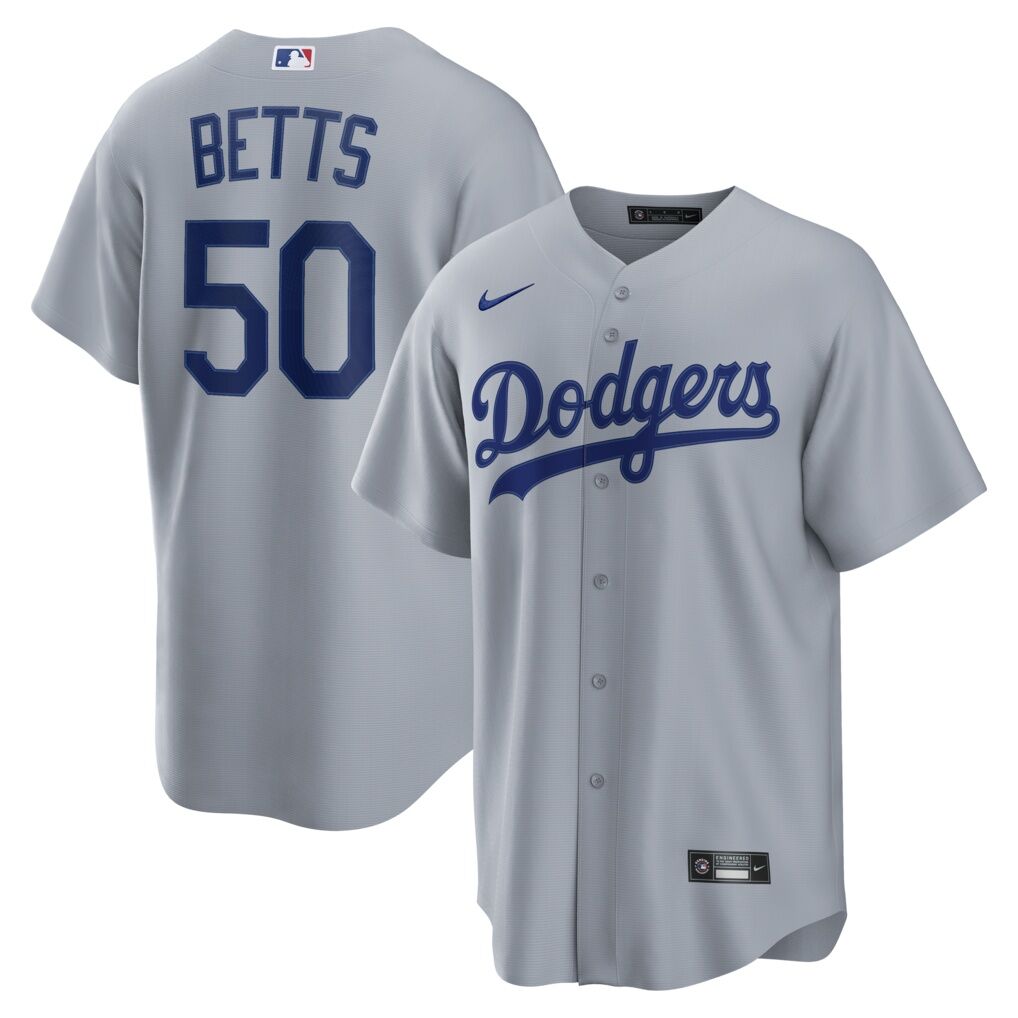 Mookie Betts Los Angeles Dodgers Nike Road Replica Jersey