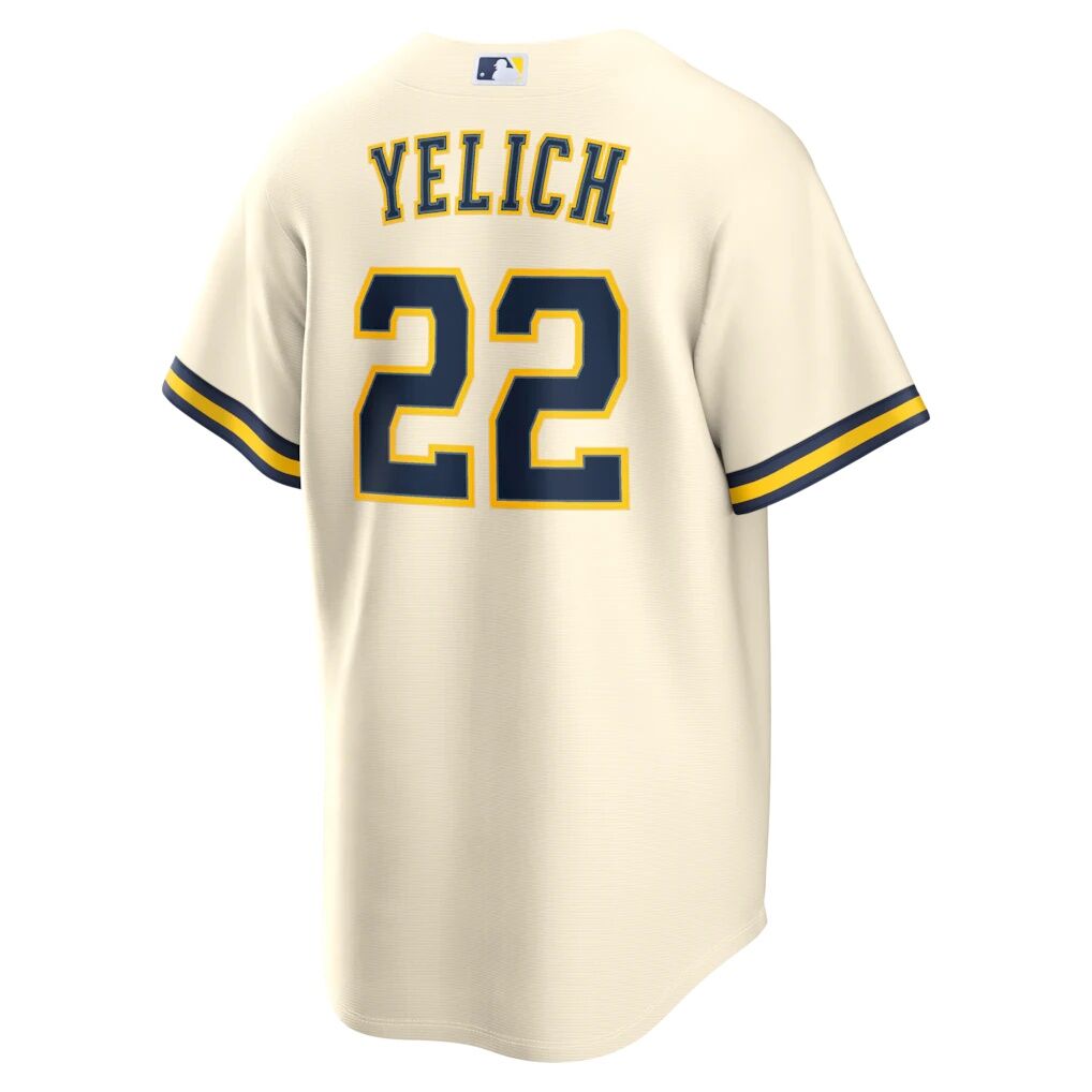 Christian Yelich Milwaukee Brewers Nike Home Replica Jersey