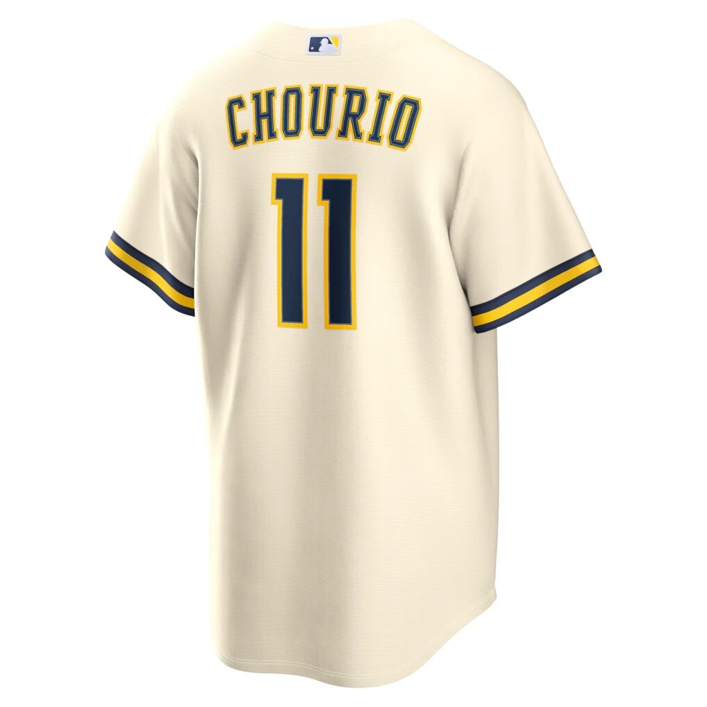 Jackson Chourio Milwaukee Brewers Nike Home Replica Jersey