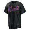 Juan Soto New York Mets Nike Alternate Replica Jersey - Black - Side View