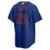 Juan Soto New York Mets Nike Alternate Replica Jersey - Royal - Detail View