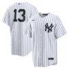 Jazz Chisholm Jr. New York Yankees Nike Home Replica Jersey - White - Front View