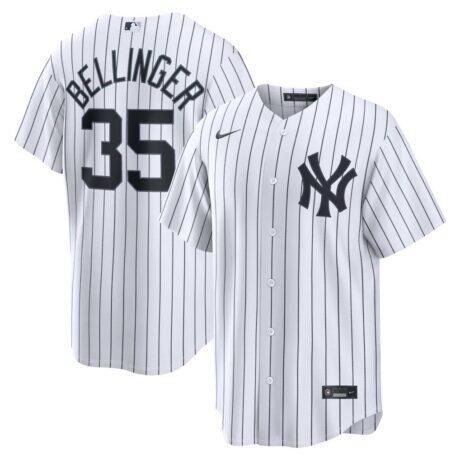 Cody Bellinger New York Yankees Nike Home Replica Jersey - White - Front View