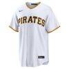 Paul Skenes Pittsburgh Pirates Nike Home Replica Jersey - White - Side View