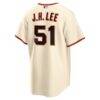 Jung Hoo Lee San Francisco Giants Nike Home Replica Jersey - Cream - Detail View