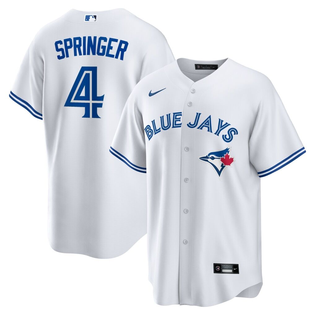 George Springer Toronto Blue Jays Nike Home Replica Jersey