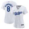 Enrique Hernández Los Angeles Dodgers Nike Women's Home Replica Jersey - White - Front View