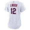 Francisco Lindor New York Mets Nike Women's Home Replica Jersey - White - Detail View