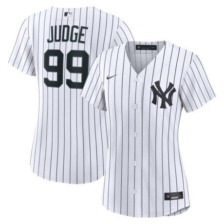 Aaron Judge New York Yankees Nike Women's Home Replica Jersey - White - Front View