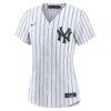 Aaron Judge New York Yankees Nike Women's Home Replica Jersey - White - Side View