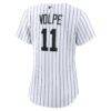 Anthony Volpe New York Yankees Nike Women's Home Replica Jersey - White - Detail View