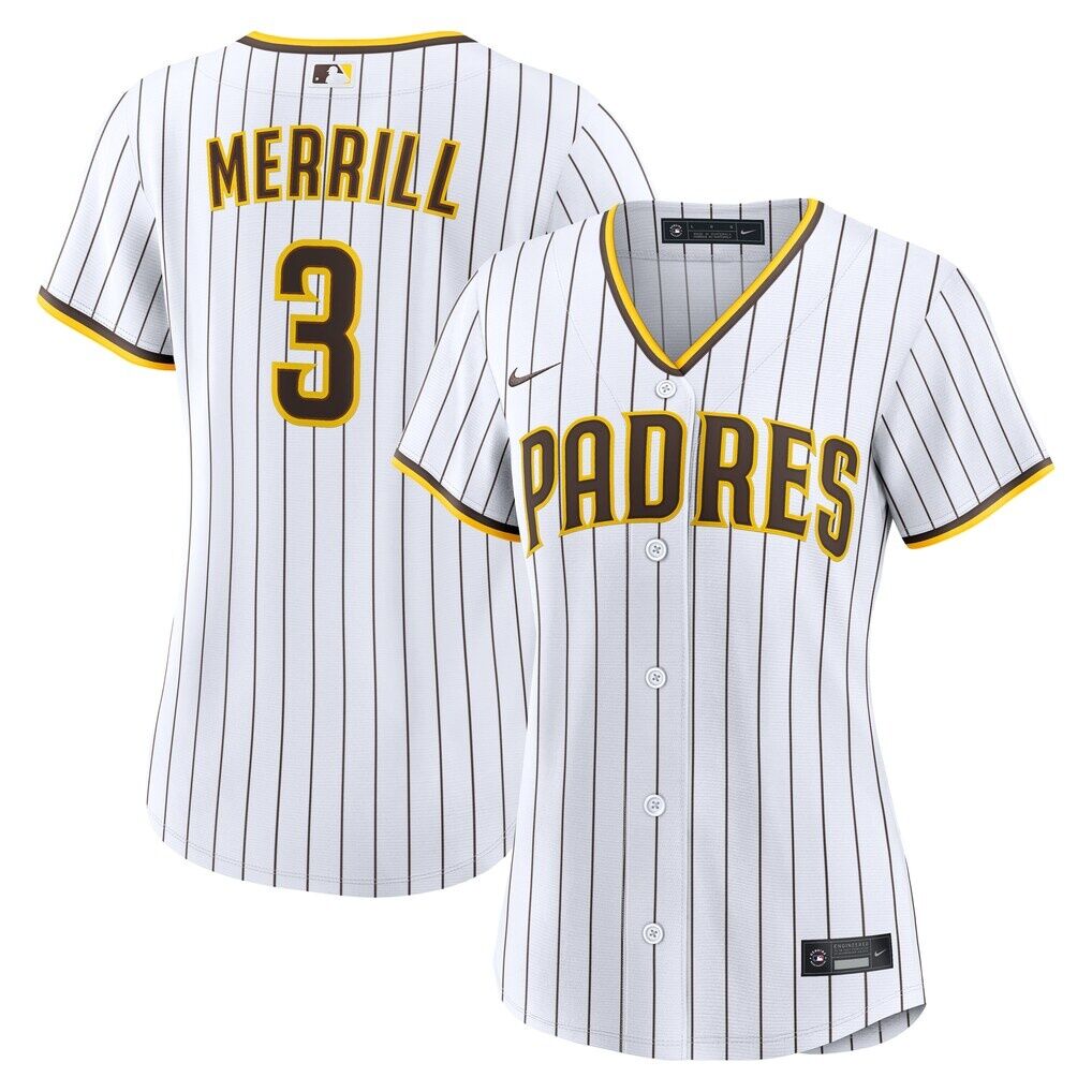 Jackson Merrill San Diego Padres Nike Women's Home Replica Jersey