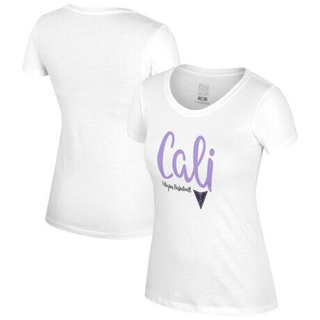 Golden State Valkyries Stadium Essentials Women's Third Quarter T-Shirt - White - Front View