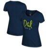 Dallas Wings Stadium Essentials Women's Third Quarter T-Shirt - Navy - Front View